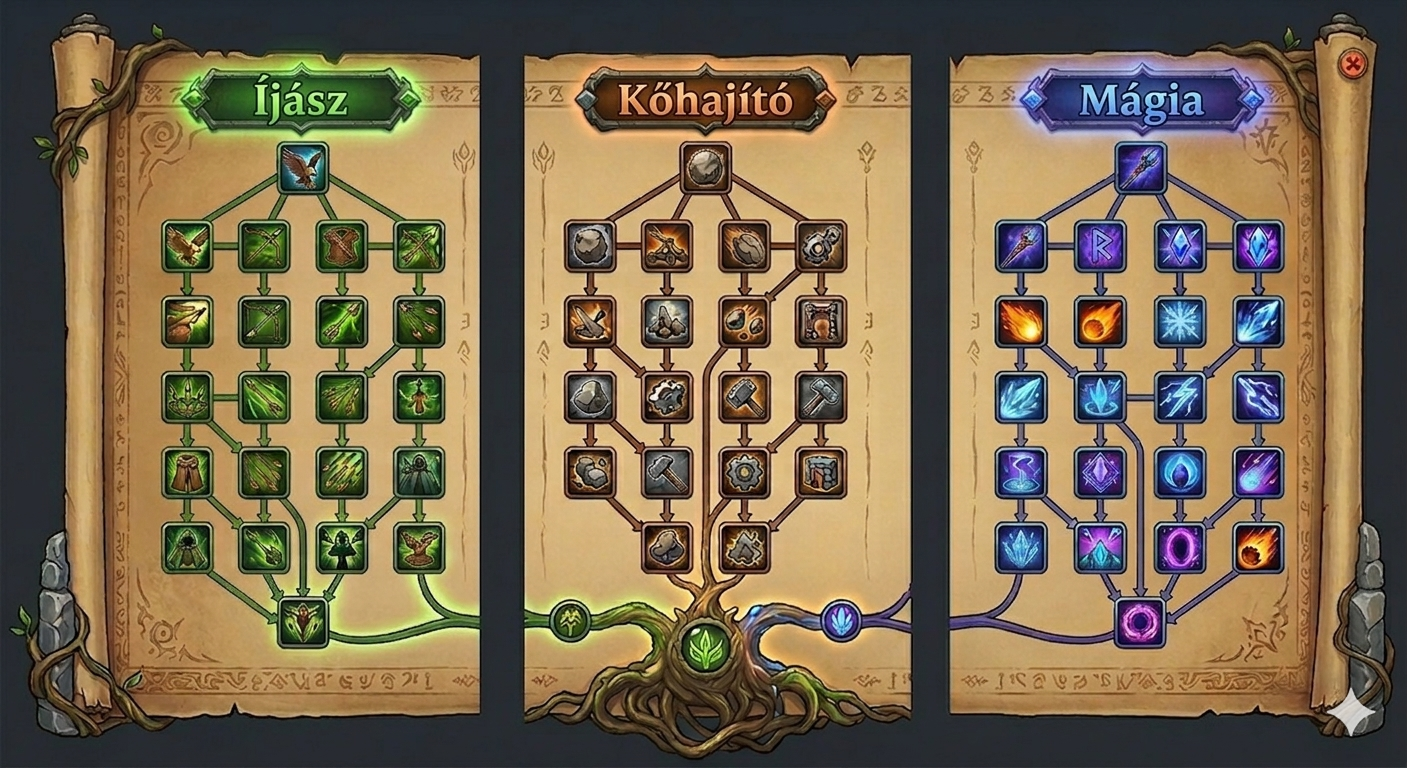 Skill tree preview